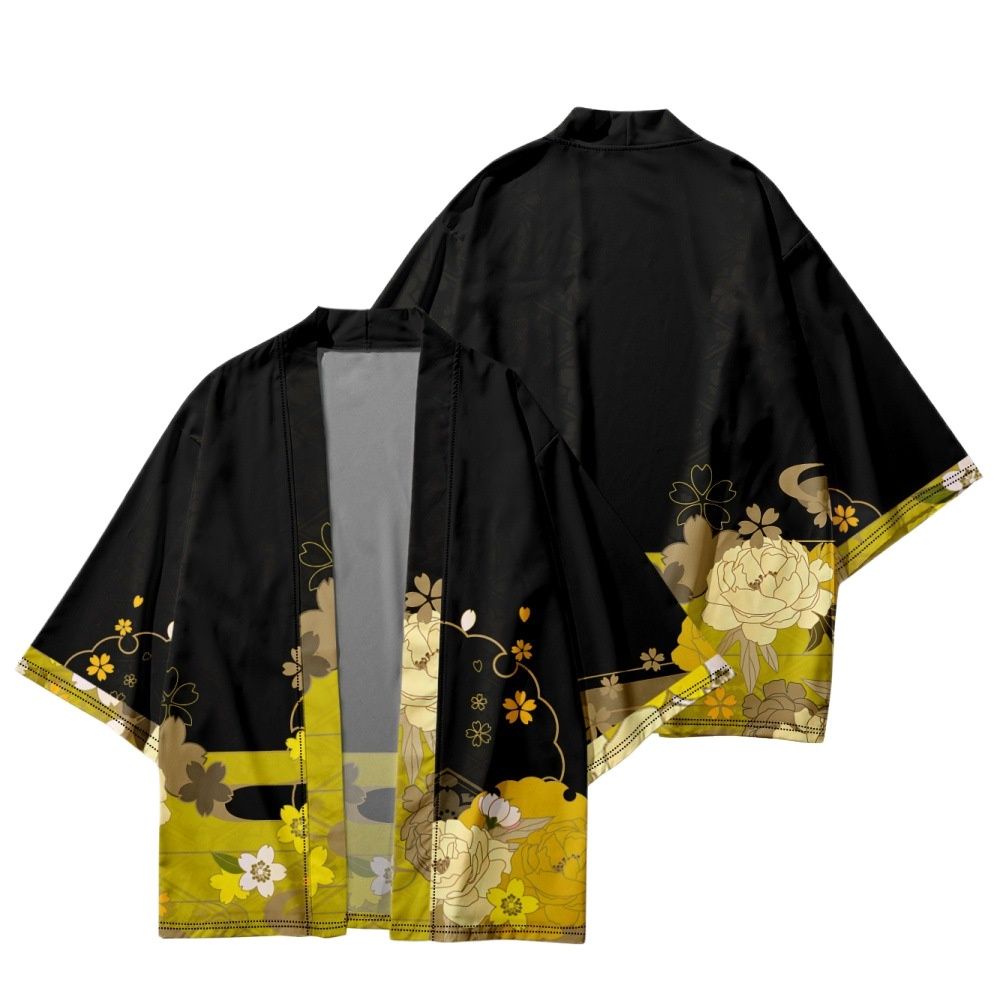 Kimono Jepang Samurai Style – Haori Pria Wanita Bahan Adem