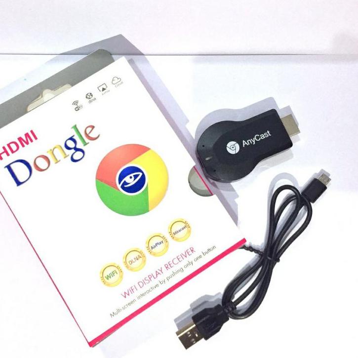 Paling Diminati paket lengkap hdmi dongle untuk tv tabung /anycast /dongle /hdmi2av /kabel rca /kabe