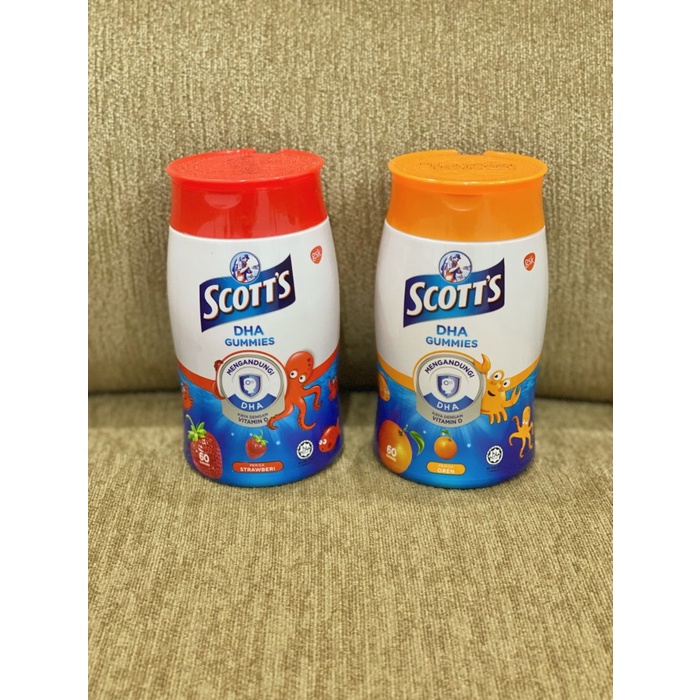 Scott's gummies Dha Scotts gummies Dha Vitamin anak