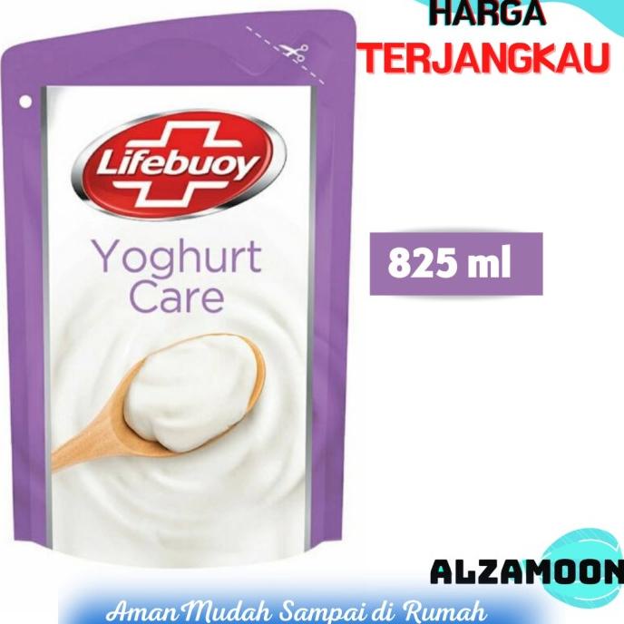 PROMO SERU [COD] Sabun Lifebuoy Cair Yogurt Care Kaya Protein Melembutkan Refill 850 ml ORIGINAL 100