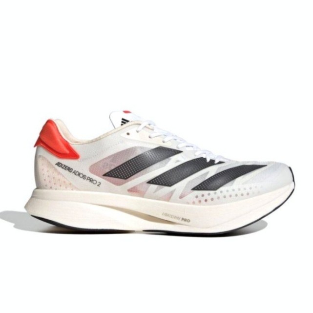 Sneakers Sepatu Adizero Adios Pro 2 White Black Branded