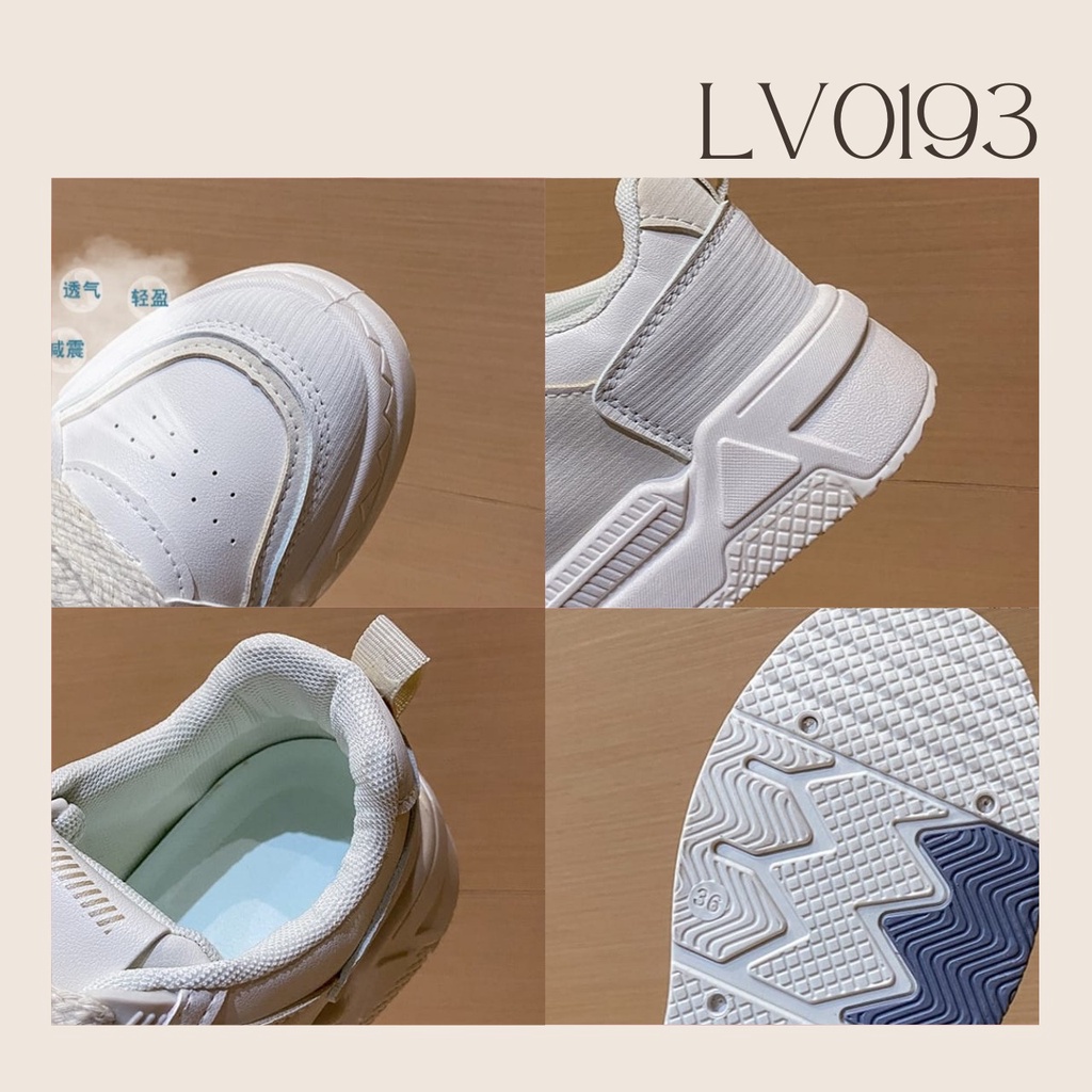 TOPGROSIR &quot;FREE BOX&quot;  LV0193 Sepatu Sneakers Wanita Import Model Triangle