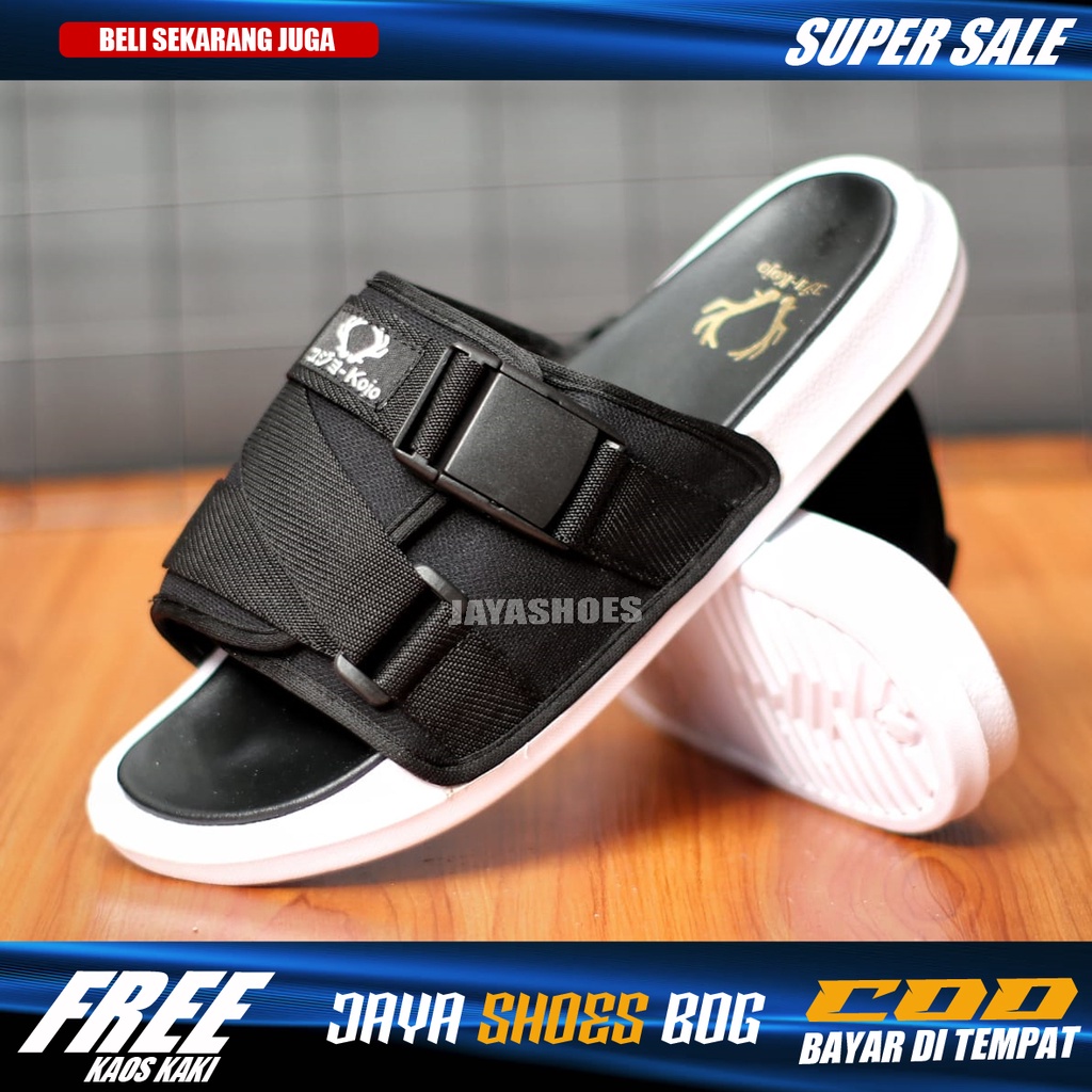 LULJA Sendal Slide Pria Original Distro Sandal Slop Pria Casual Simple Murah Anti Slip