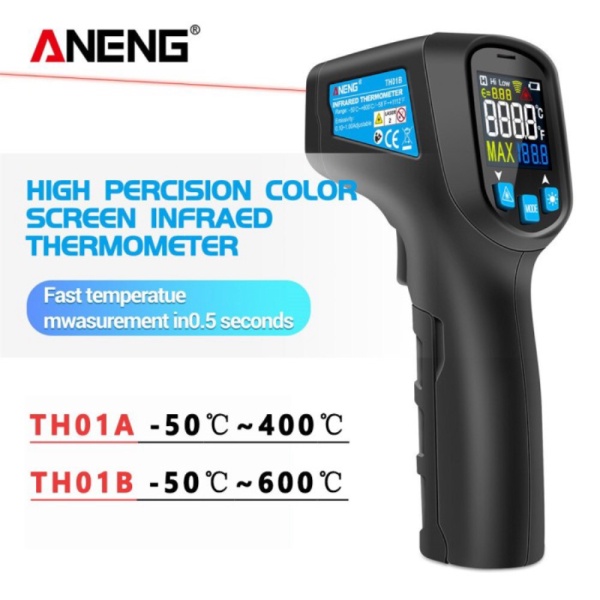 

Jual Thermometer Infrared IR Digital Non Contact - TH01B - Black Diskon