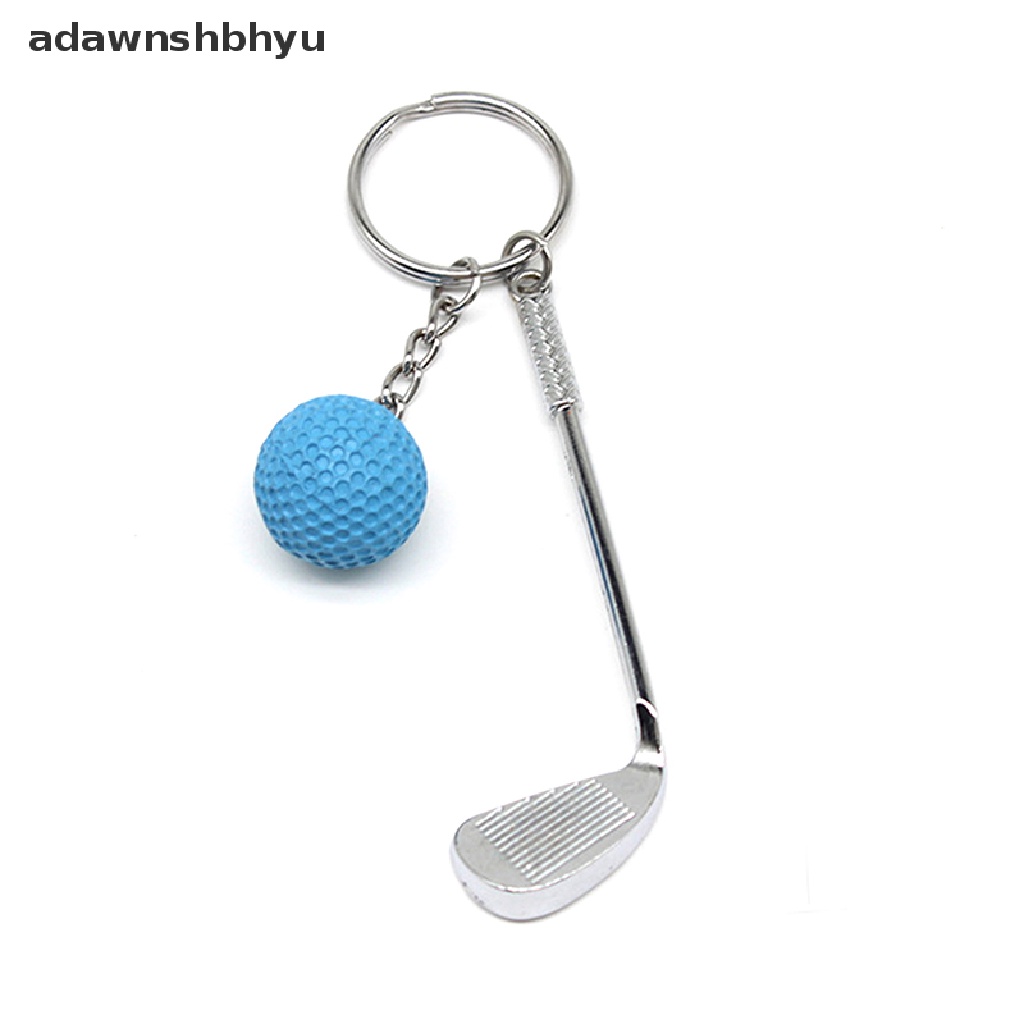 Adawnshbhyu Gantungan Kunci Liontin Bola Golf Ringan Gantungan Kunci Fashion Split Keyring Untuk Pecinta Olahraga ID