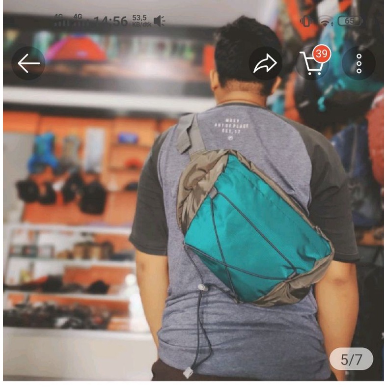 Tas Carrier / Tas Gunung Atmos 80L Arei Outdoorgear Original+Raincover