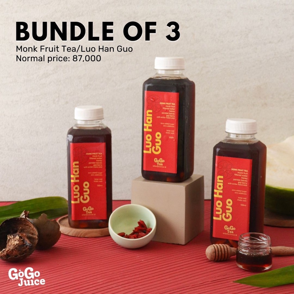 

Bundle of 3 Luo Han Guo