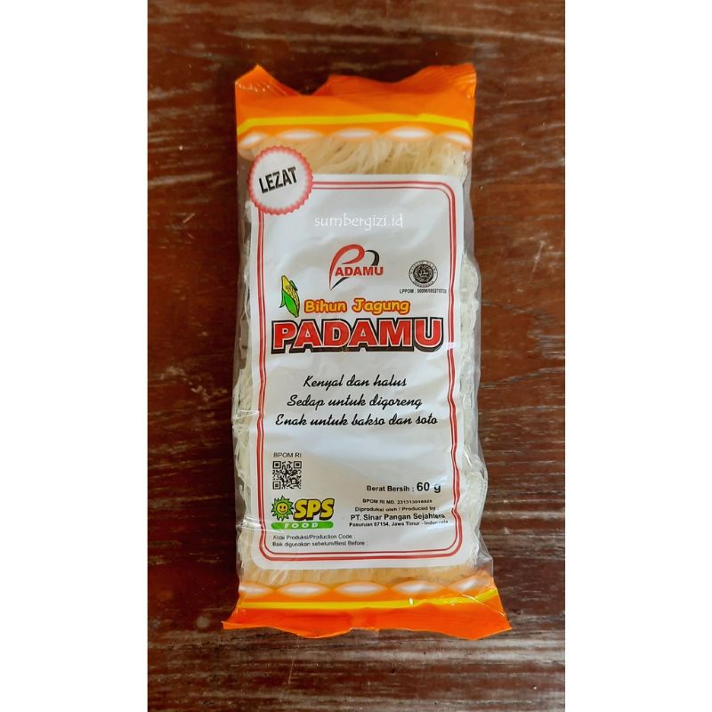

Bihun jagung 60gr (per bal 12pcs)