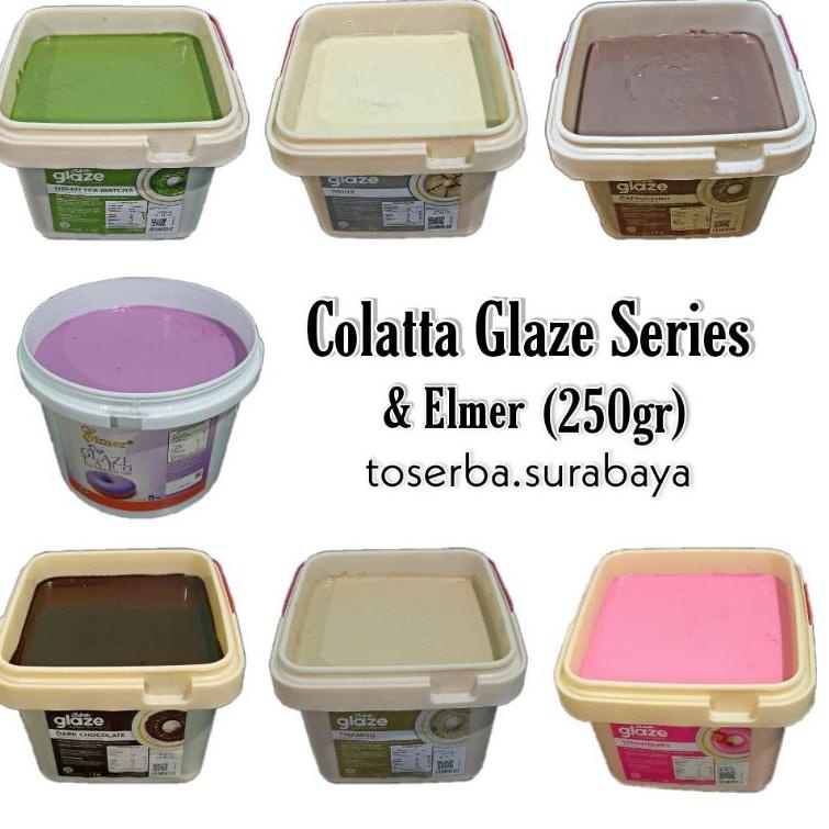 

B(3O♫♪) COLATTA GLAZE Donat Topping 250gr BEST PRICE & QUALITY paling laris