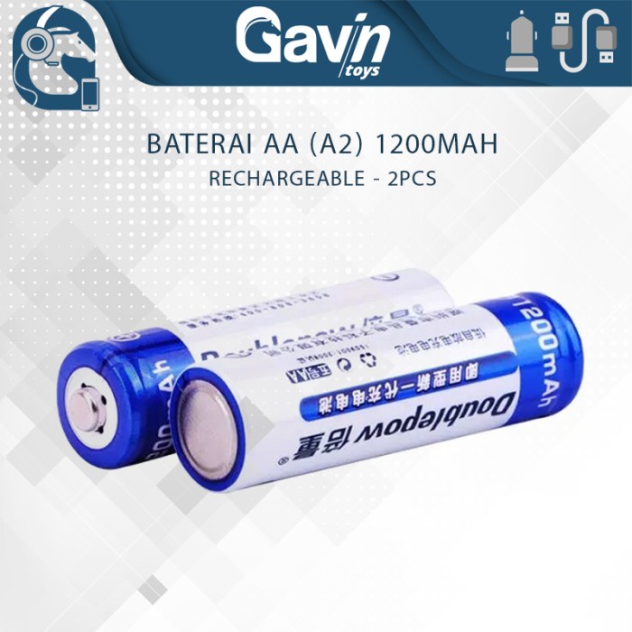 Baterai Cas AA Batu Baterai Cas Battery Rechargeable Isi Ulang A2