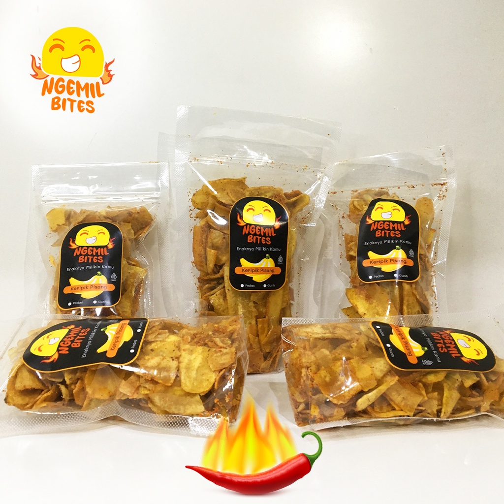 

PAKET HEMAT BELI 5 KERIPIK PISANG PEDAS JELETOT