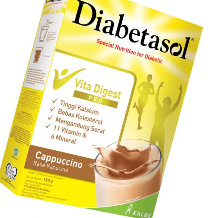 

[K-38 ㊚] Diabetasol Vita Digest Cappucino 180gr-paling laris