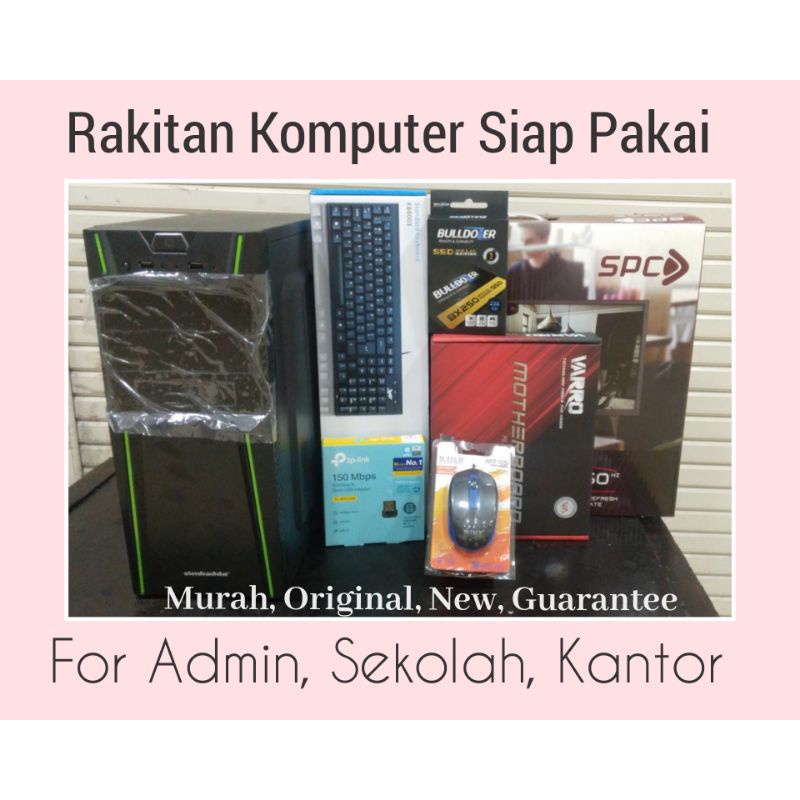RAKITAN PC/KOMPUTER INTEL CORE i3 FOR ADMIN SIAP PAKAI