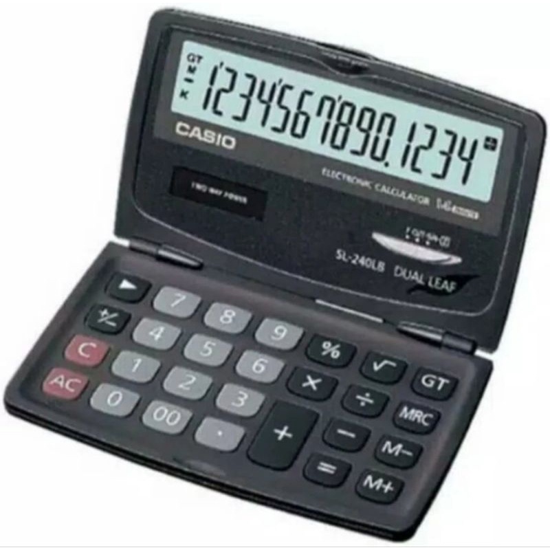 

CASIO KALKULATOR LIPAT 14 DIGIT SL 240 LB POCKET