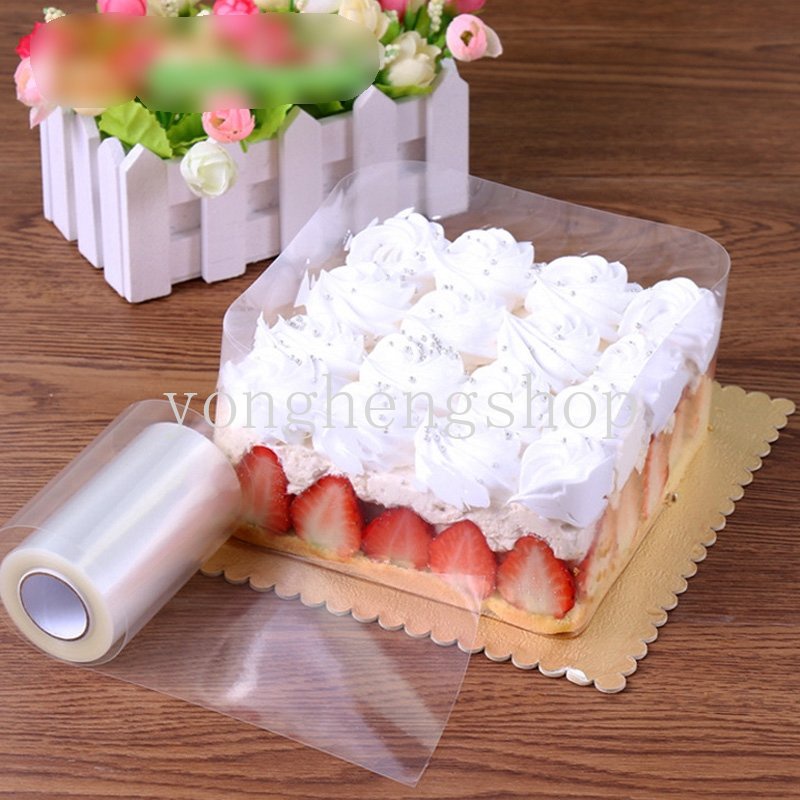 10 M Transparan Edge Wrap Mousse Cake Rim Dessert Mousse Keliling Film DIY Kerah Kue Pastry Decor Dapur Baking Tools