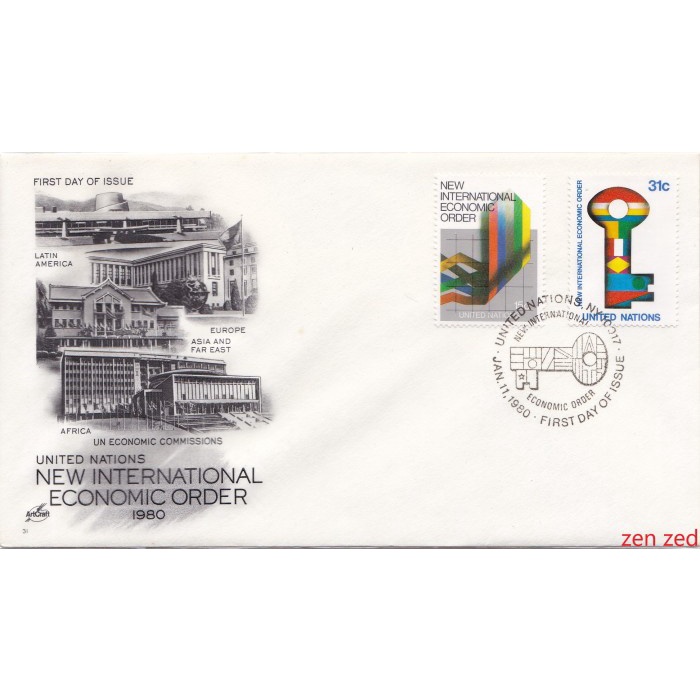 

A410 Prangko United Nations 1980 New International Economic Orde 1 Pcs