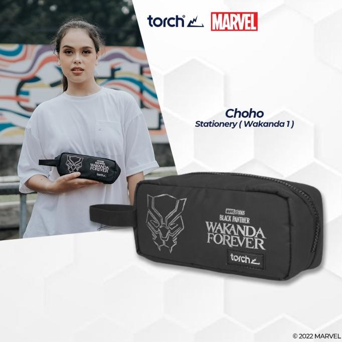 

Marvel Black Panther Wakanda Torch Choho Stationery Pouch Alat Tulis