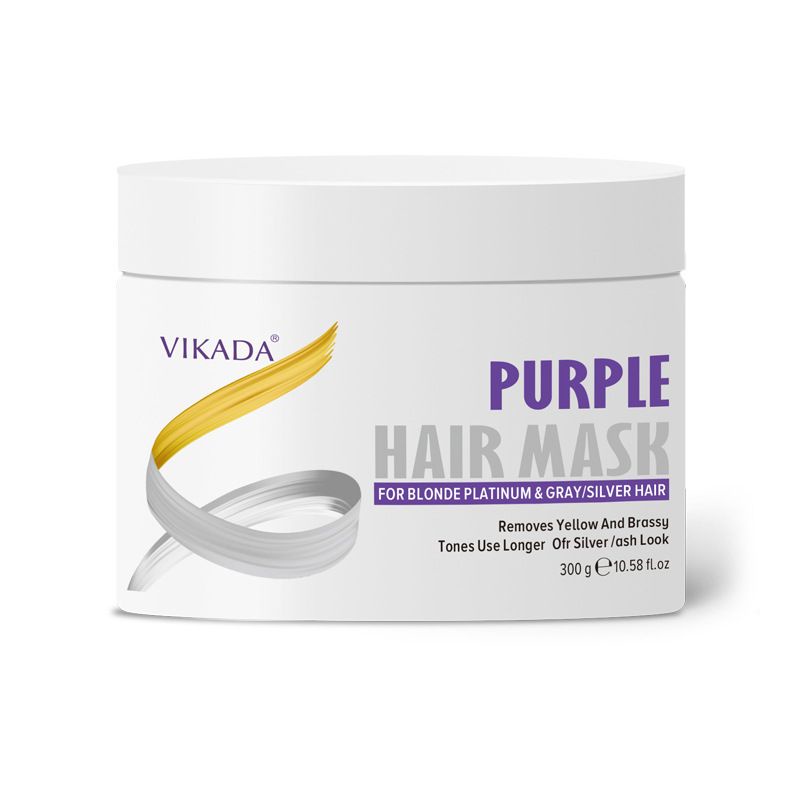 Vikada Mask Purple 300ml no Yellow silver masker abu grey / shampo silver Original cat rambut