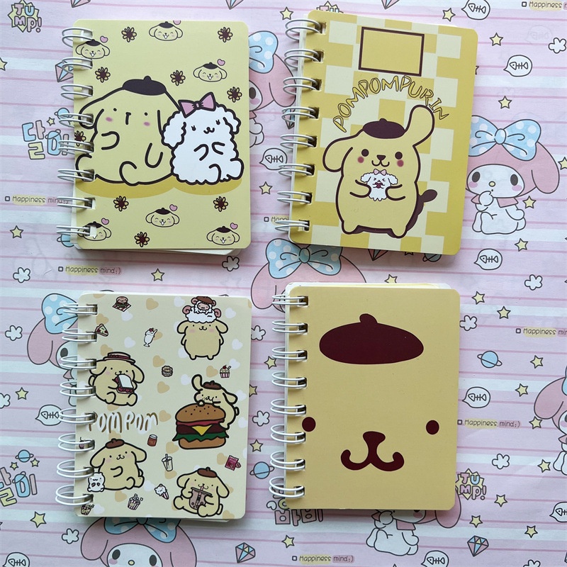 Sanrio Notebook Kuromi Cinnamoroll Pompompurin My Melody Daily Weekly Planner Agenda Weekly Stationery Kantor Perlengkapan Sekolah