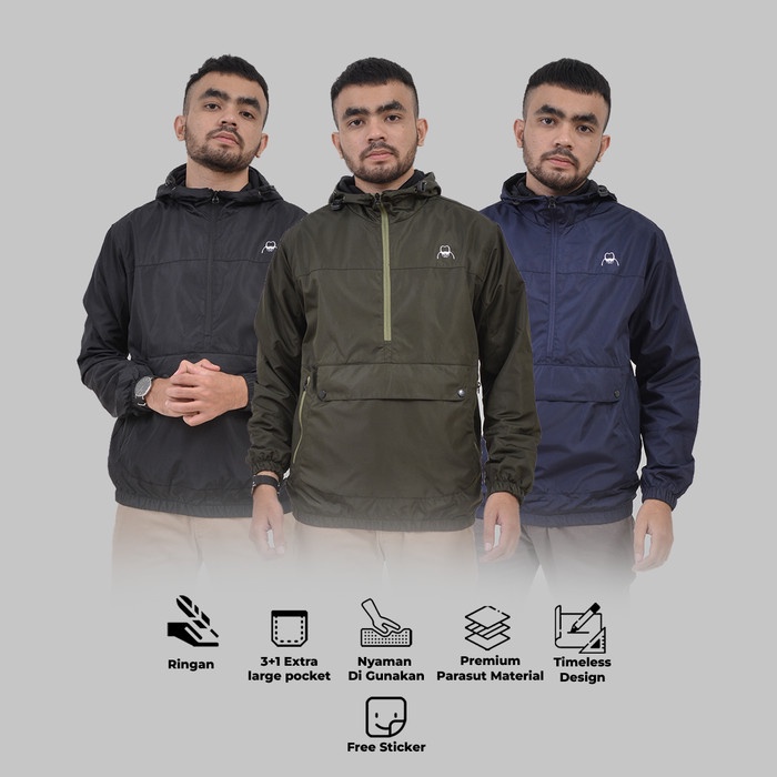 ⭐BISA COD⭐ BREY.CO Maze Jacket All Varian - XL, BLACK