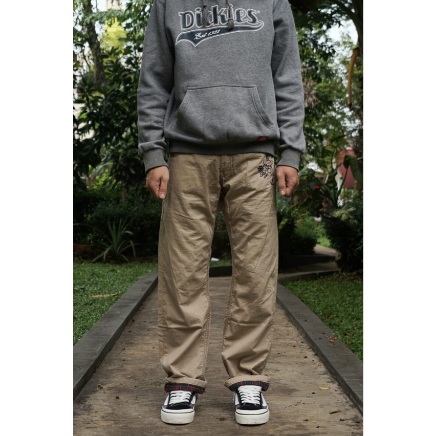 Celana panjang chino pom ponette vintage / celana second