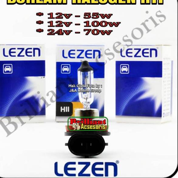 Pasti Populer Bohlam Halogen - H11 - LEZEN Original