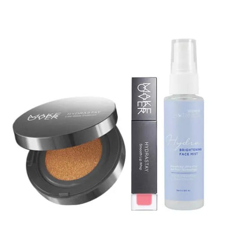 [BUNDLING] Mineral Botanica face mist+ make over hydrastay smooth lip+ make over glow cushion