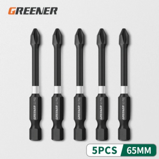 

Dijual Kepala Mata Obeng Magnetic Screwdriver Bit 65mm 5 PCS - PH2 - Black Diskon