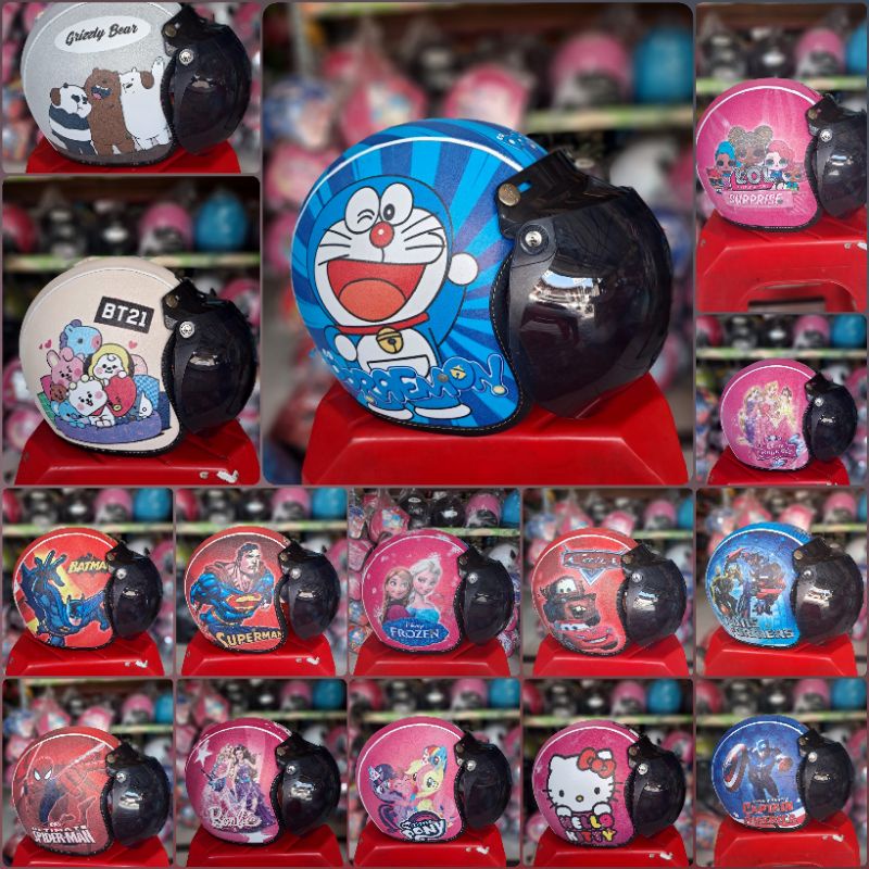 HELM ANAK BOGO KARAKTER COWOK CEWEK