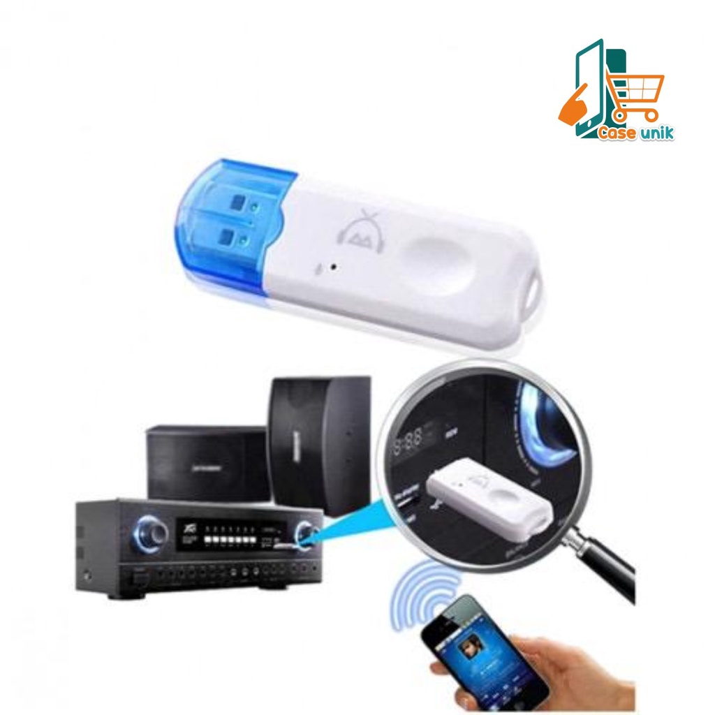 Bluetooth Receiver CK-06 Dongle Tanpa Kabel Aux CS5014