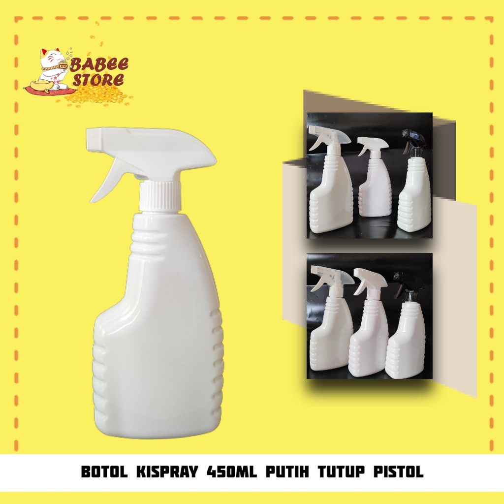 BOTOL SRPAY SEMPROT KISPRAY LAUNDRY - BOTOL KISPRAY 450ML BENING TUTUP TRIGGER KISPRAY N28