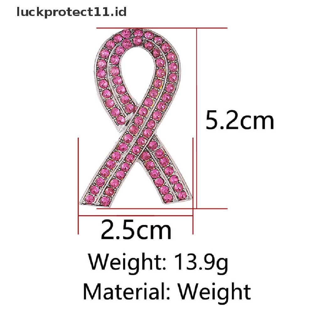 /Fashion Hot//// Tiga Gaya Pink Merah Ungu Hati Pita Kerah Bros Kanker Payudara Enamel Pin Pencegahan Kesadaran Ransel Lencana Koleksi Hadiah Untuk Teman.