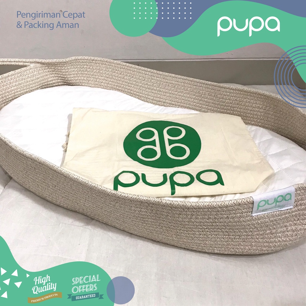 Baby Changing Diaper Bassinet Basket Cotton Rope / Keranjang Bayi