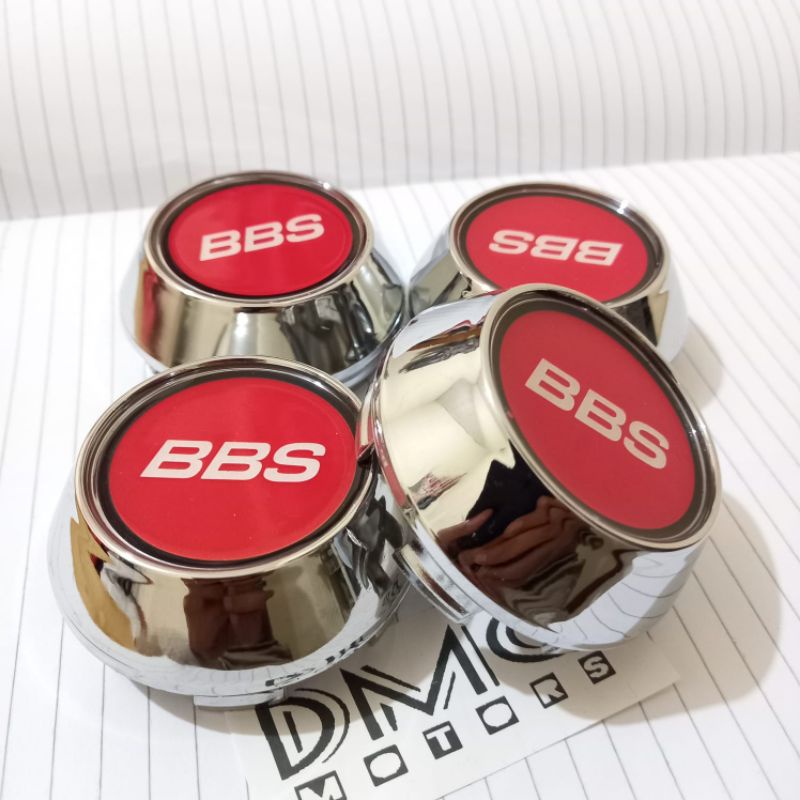 tutup dop velg racing chrome diameter 6.5 cm