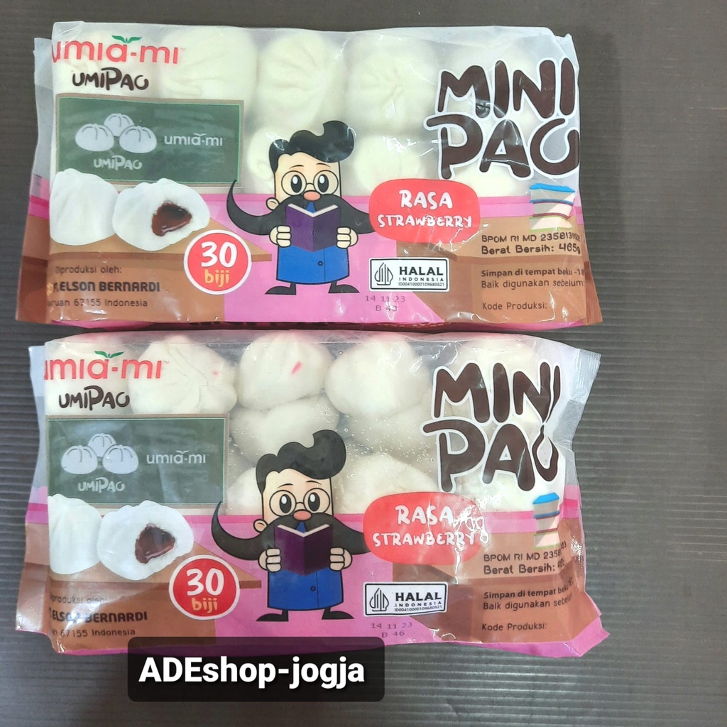 

minipao bakpao umiami rasa strawberry stroberi isi 30 umia-mi mini pao bapao