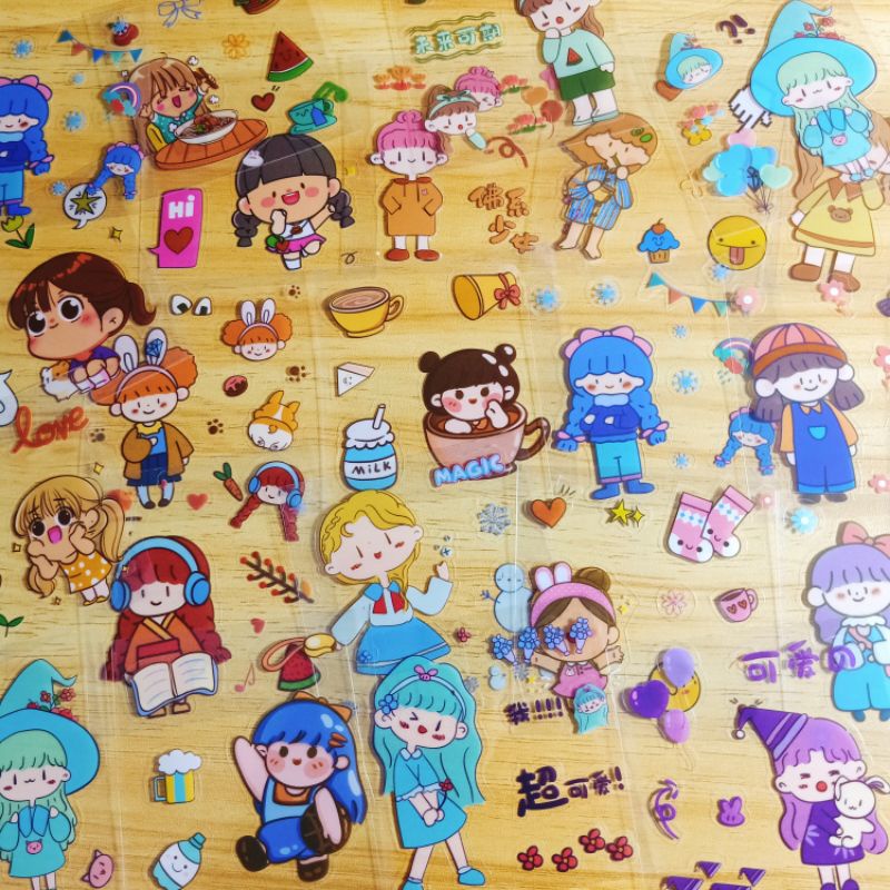 

Stiker Kartun Korean /sticker journal/ stiker viral 1 PCS