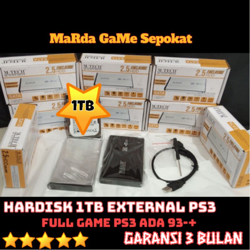 Hardisk External 1Tb PS3/PlayStation