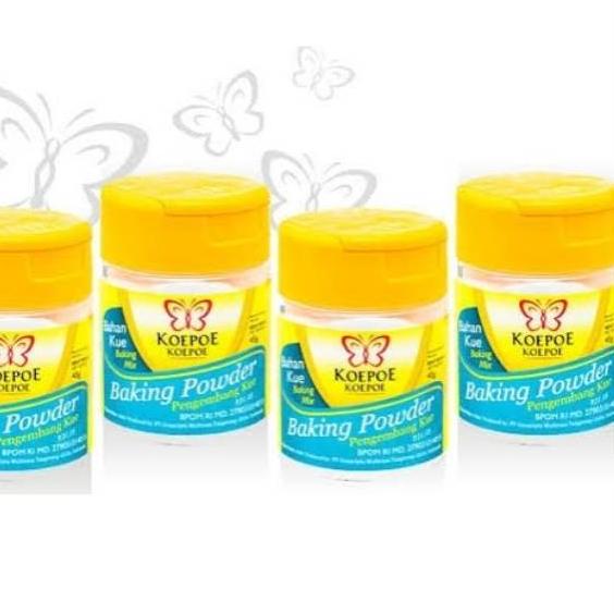 

☈ Baking powder Koepoe Soda Kue cream of tar pemutih bahan tambahan kue ➧