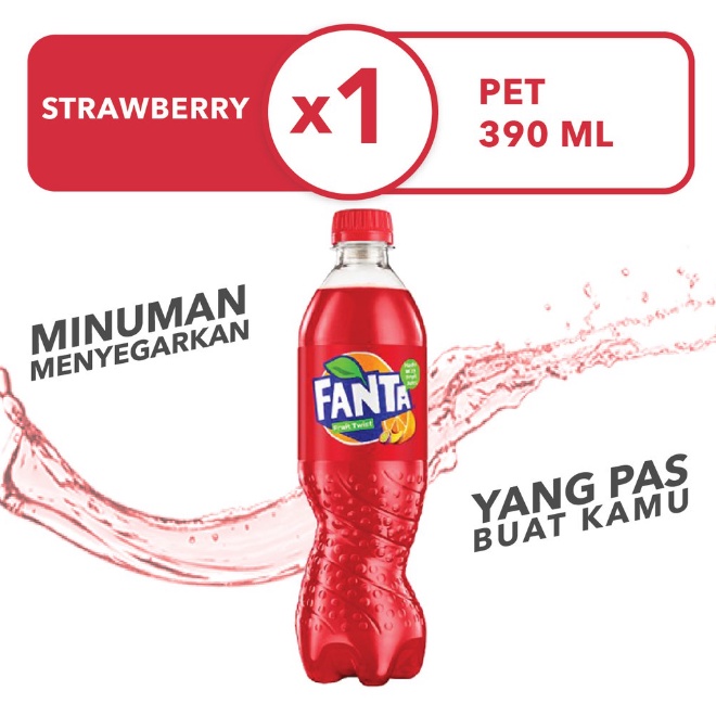 MINUMAN COCA COLA FANTA DAN SPRITE 390ML