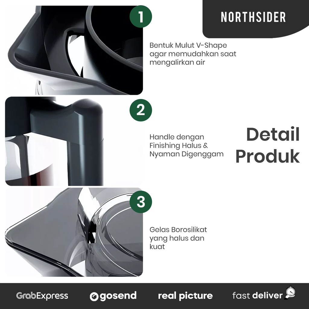 COLD BREW COFFEE MAKER 1300ML YRP-NCB1300 - ALAT KOPI
