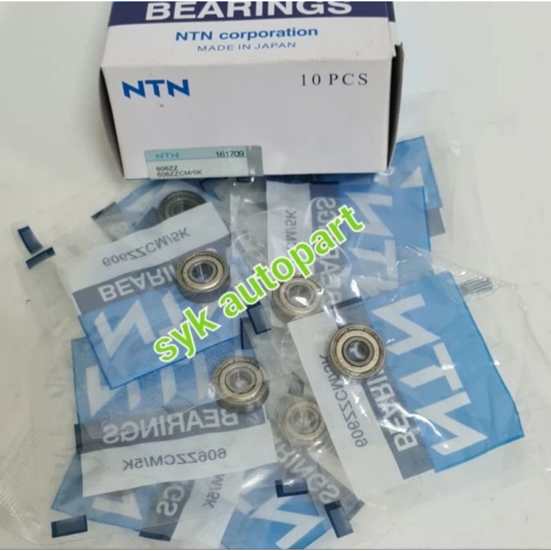 BEARING 606 ZZ NTN TUTUP BESI