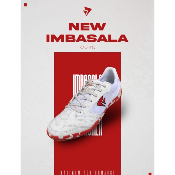 Sepatu Futsal Sevspo New Imbasala Putih-Hitam