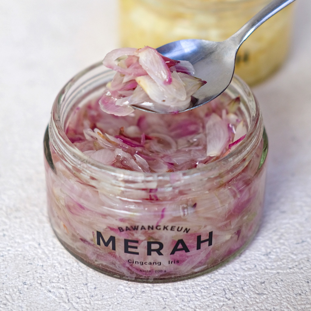 

Baceman Bawang Merah Iris / Cincang Dalam Minyak | 200gr