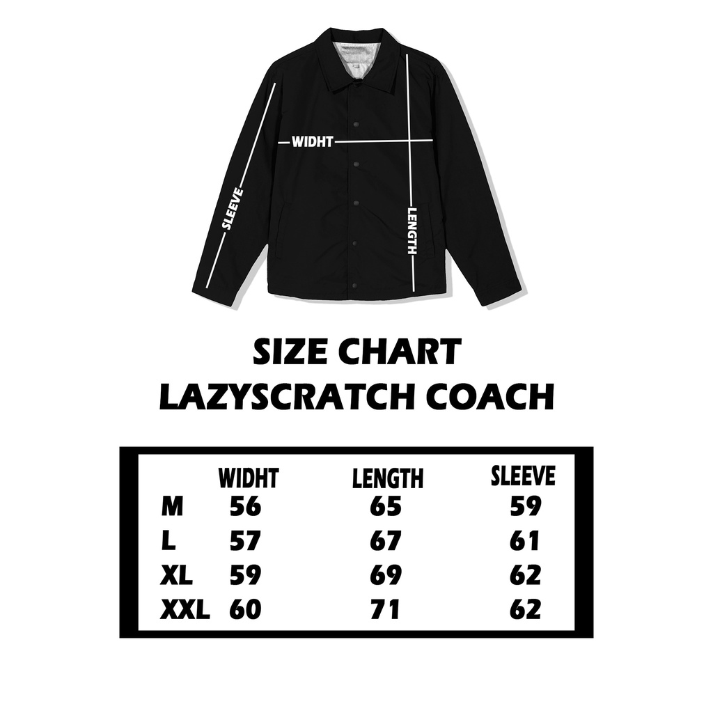 Lazyscratch - Jaket Coach Blank Unisex