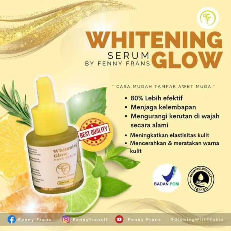 Whitening Glow Fase Serum BPOM FF