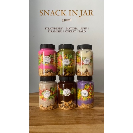 

READY SNACK IN JAR 330ML | CHOCOBALL | BISKUITCHOCHO | CEMILAN MANIS