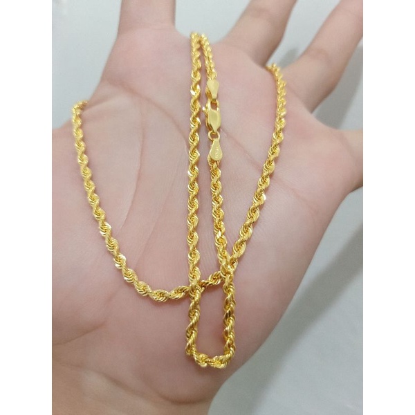 KALUNG TAMBANG DEWASA PERAK 925 LAPIS MAS