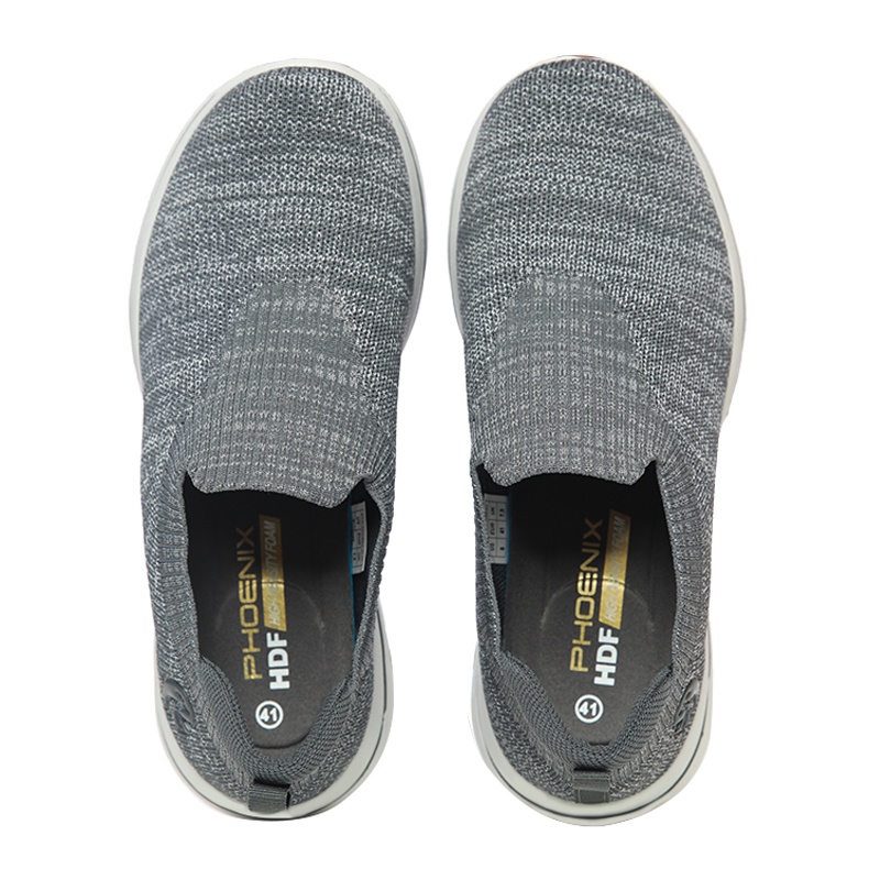 Phoenix Helios Sepatu Slip On Pria - D.Grey