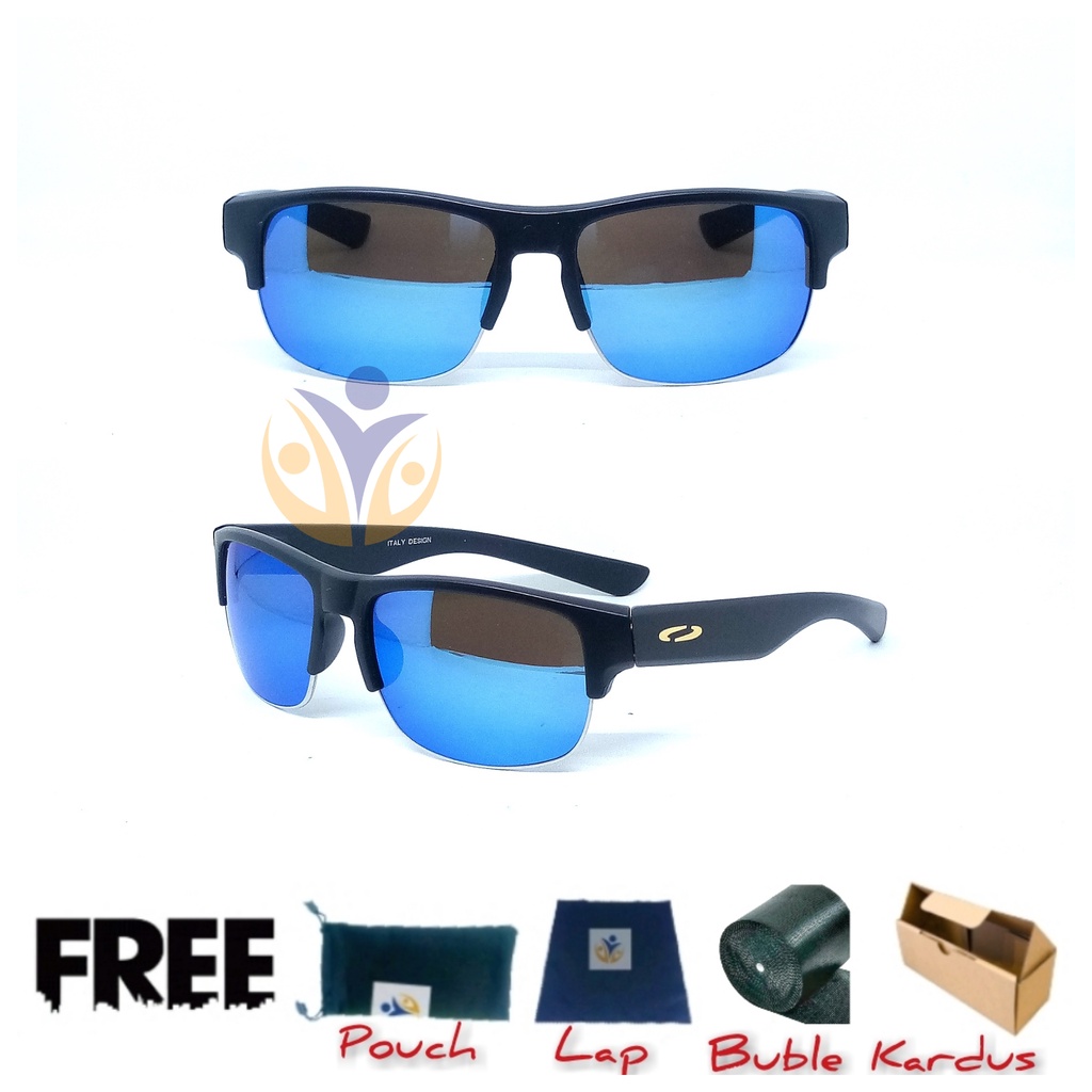 Kacamata sunglasses safety riding half rimlist