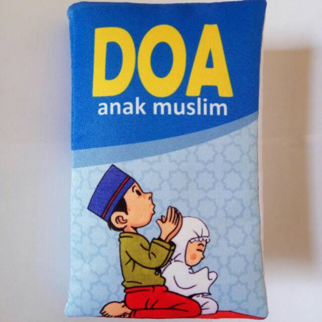 Buku bantal mini/Softbook: Doa Anak Muslim ISLAM